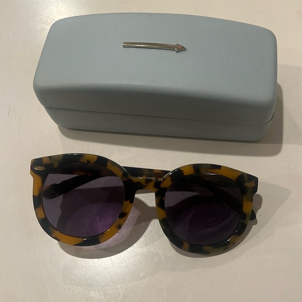 USED! Karen walker super duper tortoise sunglasses.